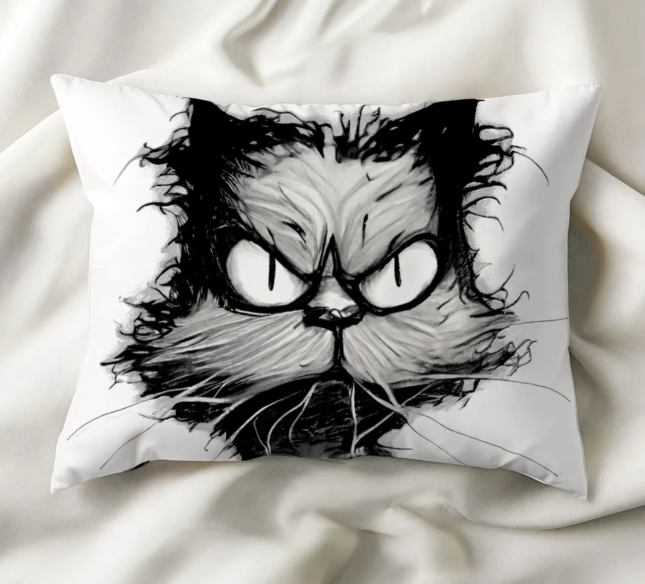 Grumpy Cat decorative cushion by erdengut