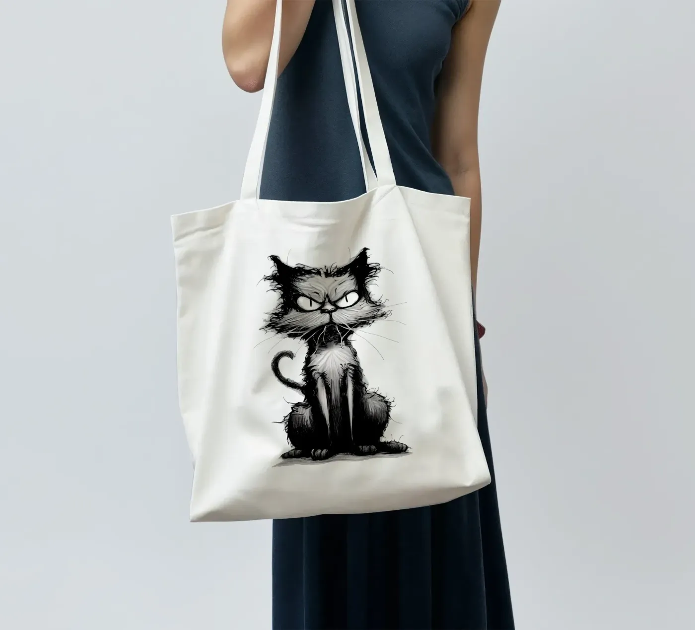 Grumpy Cat Jutebeutel von erdengut