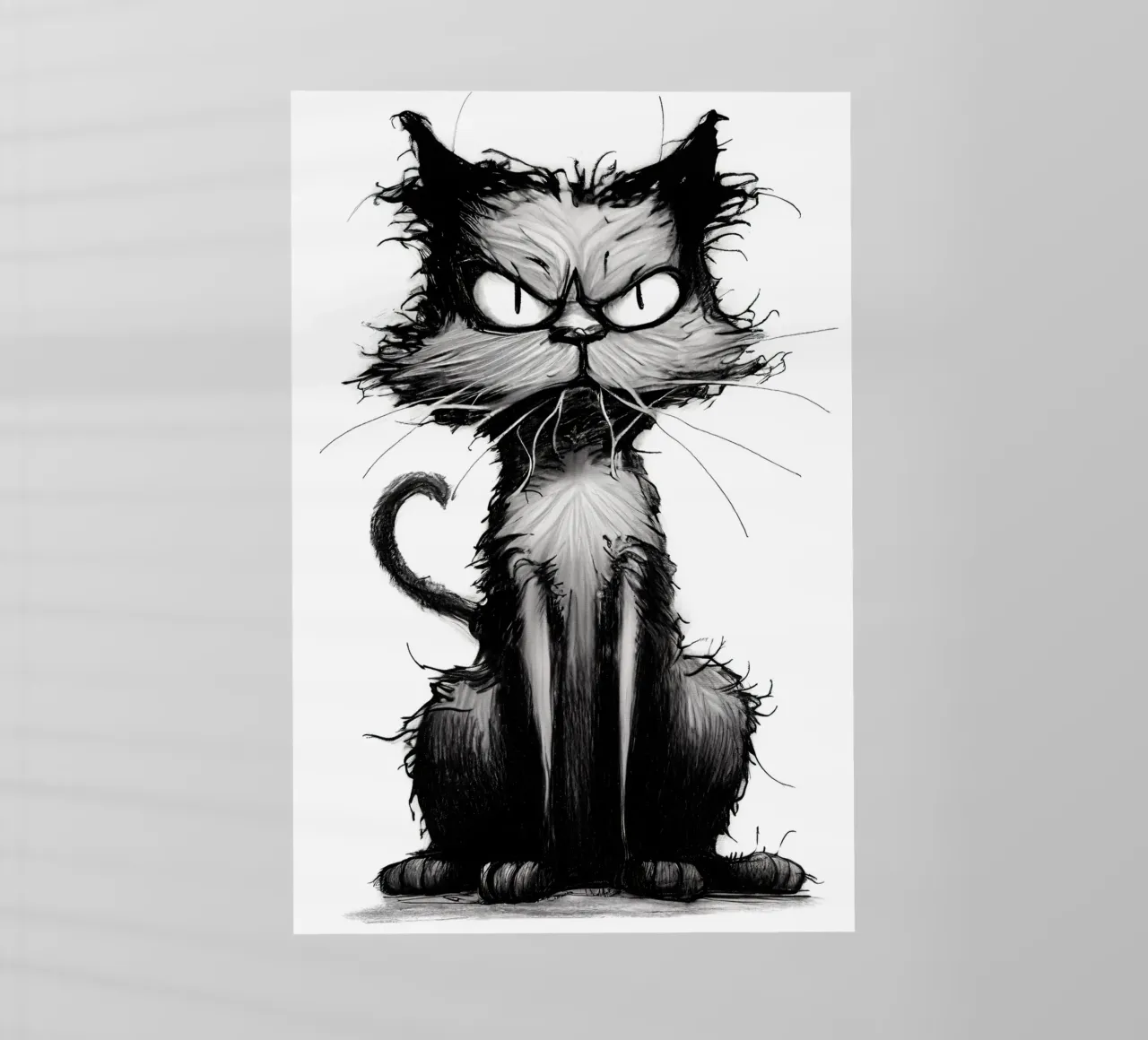 Gatto brontolone pellicola backlit da erdengut