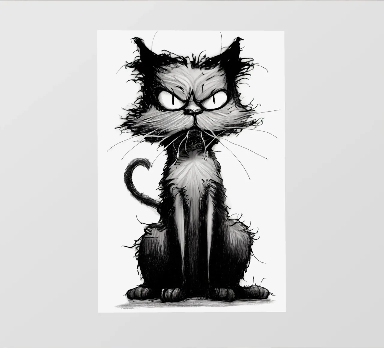 Gatto brontolone pellicola backlit da erdengut