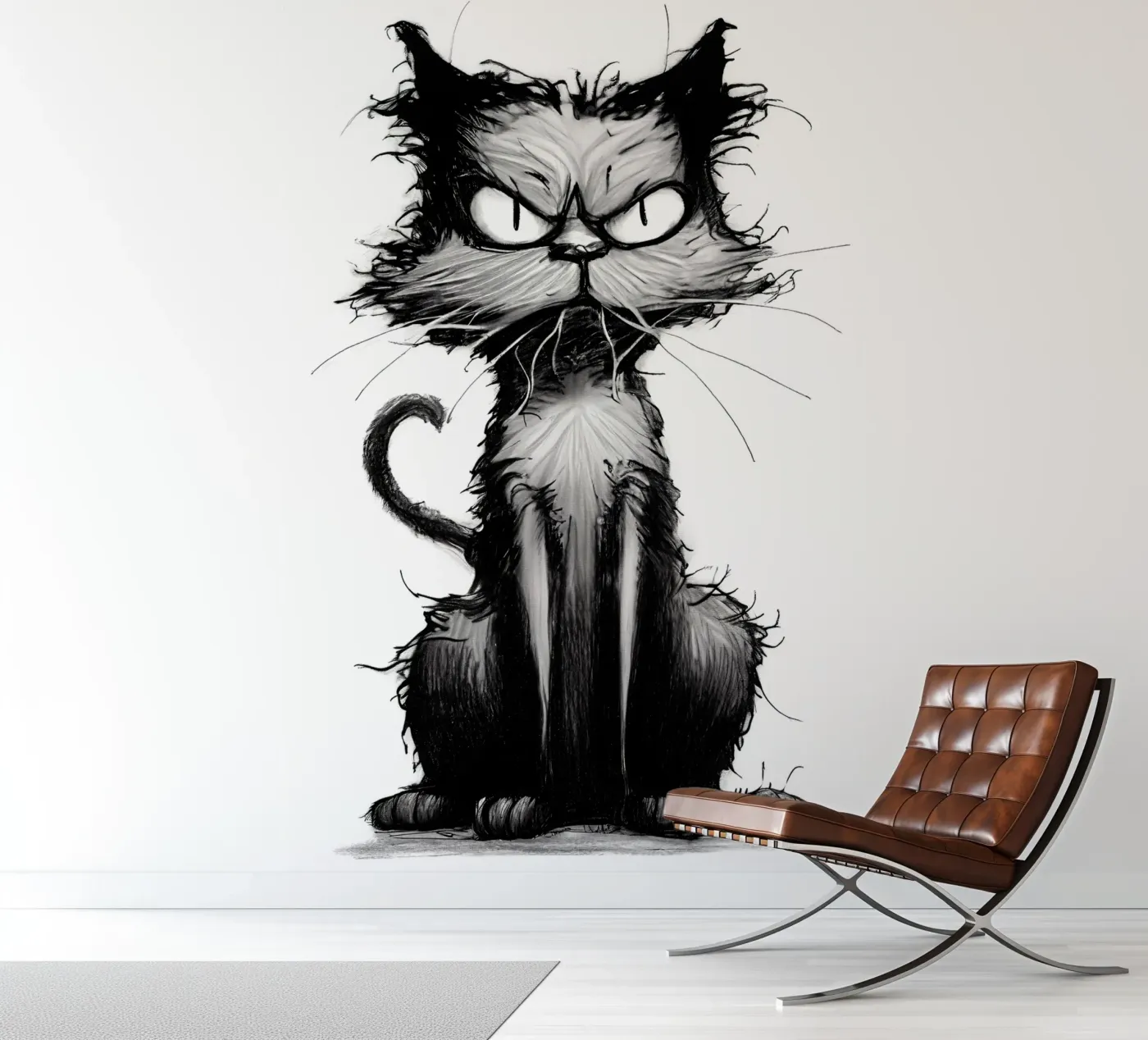 Grumpy Cat fotobehang van erdengut