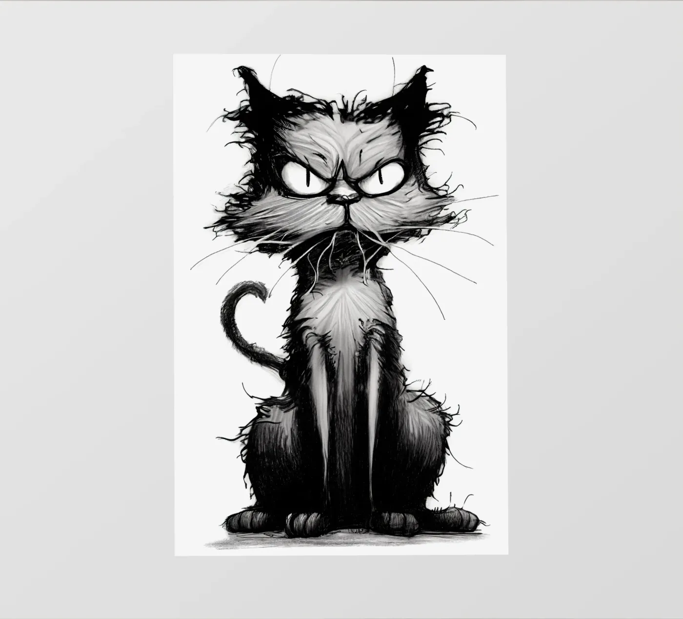 Grumpy Cat fotobehang van erdengut