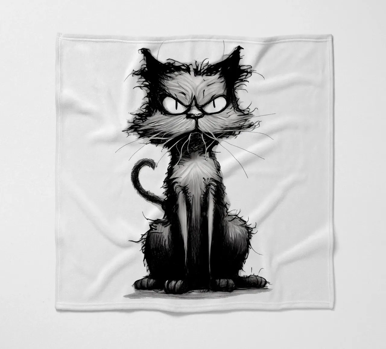 Grumpy Cat Fleecedecke von erdengut