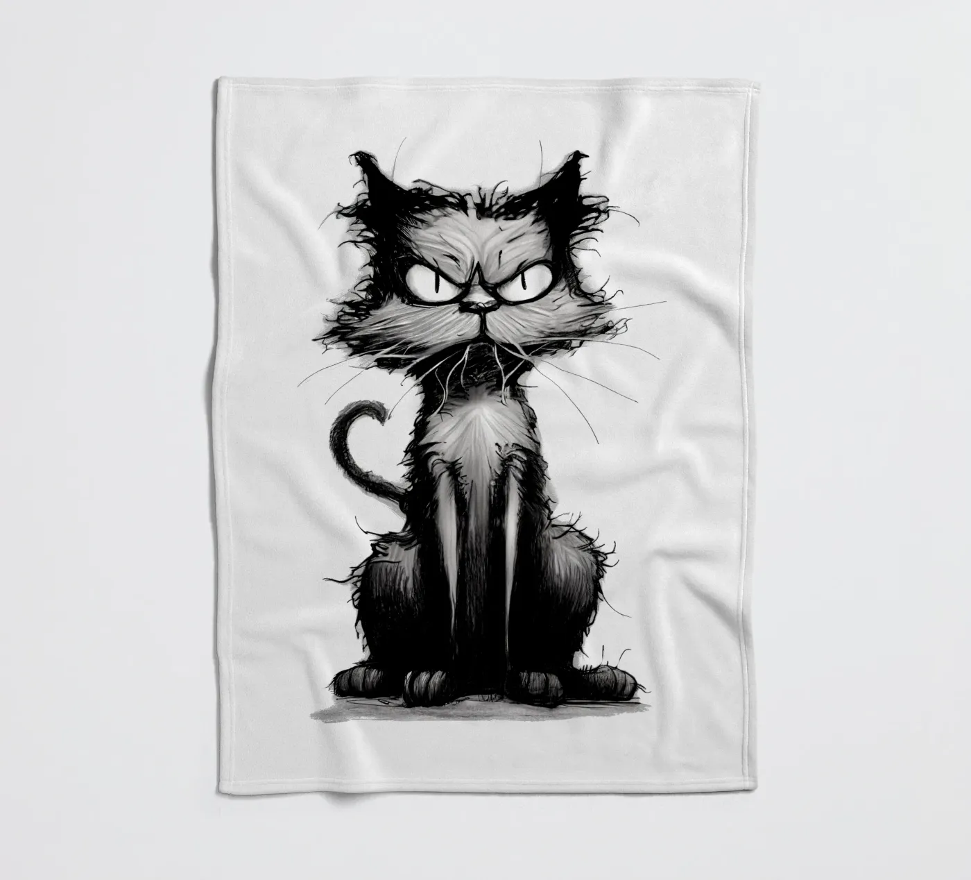 Grumpy Cat coperta in pile da erdengut