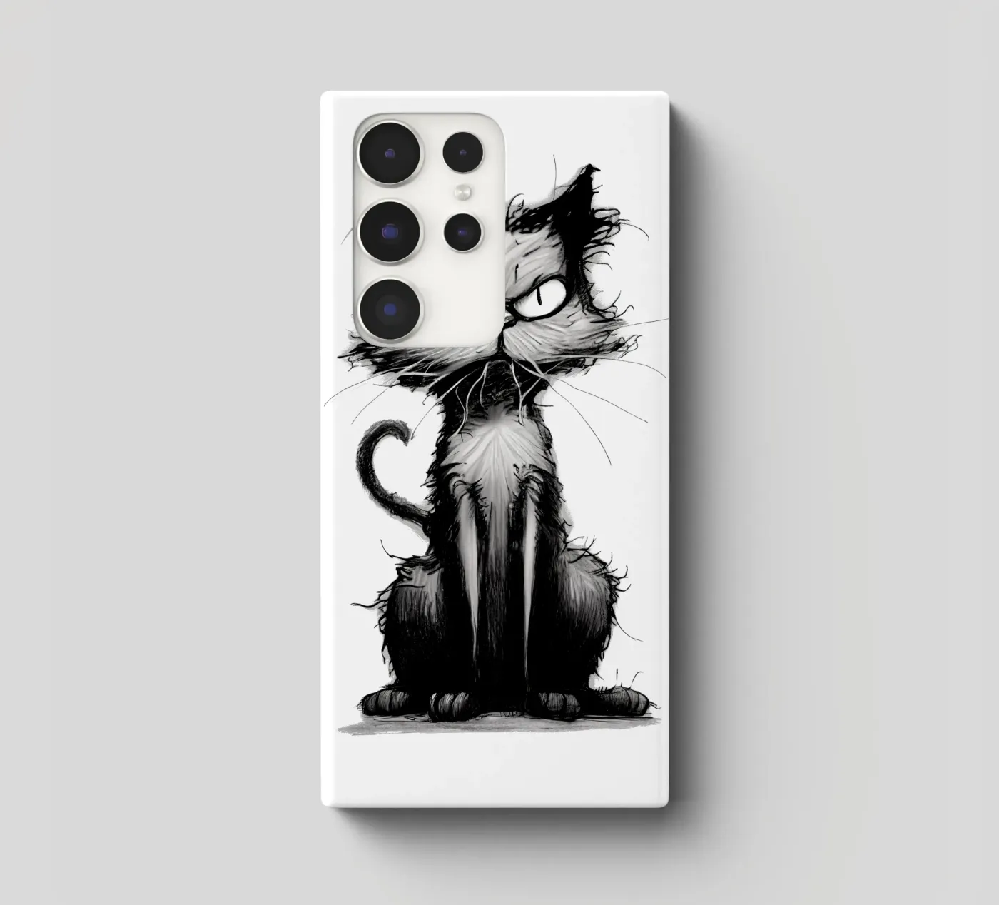 Gatto brontolone cover samsung da erdengut
