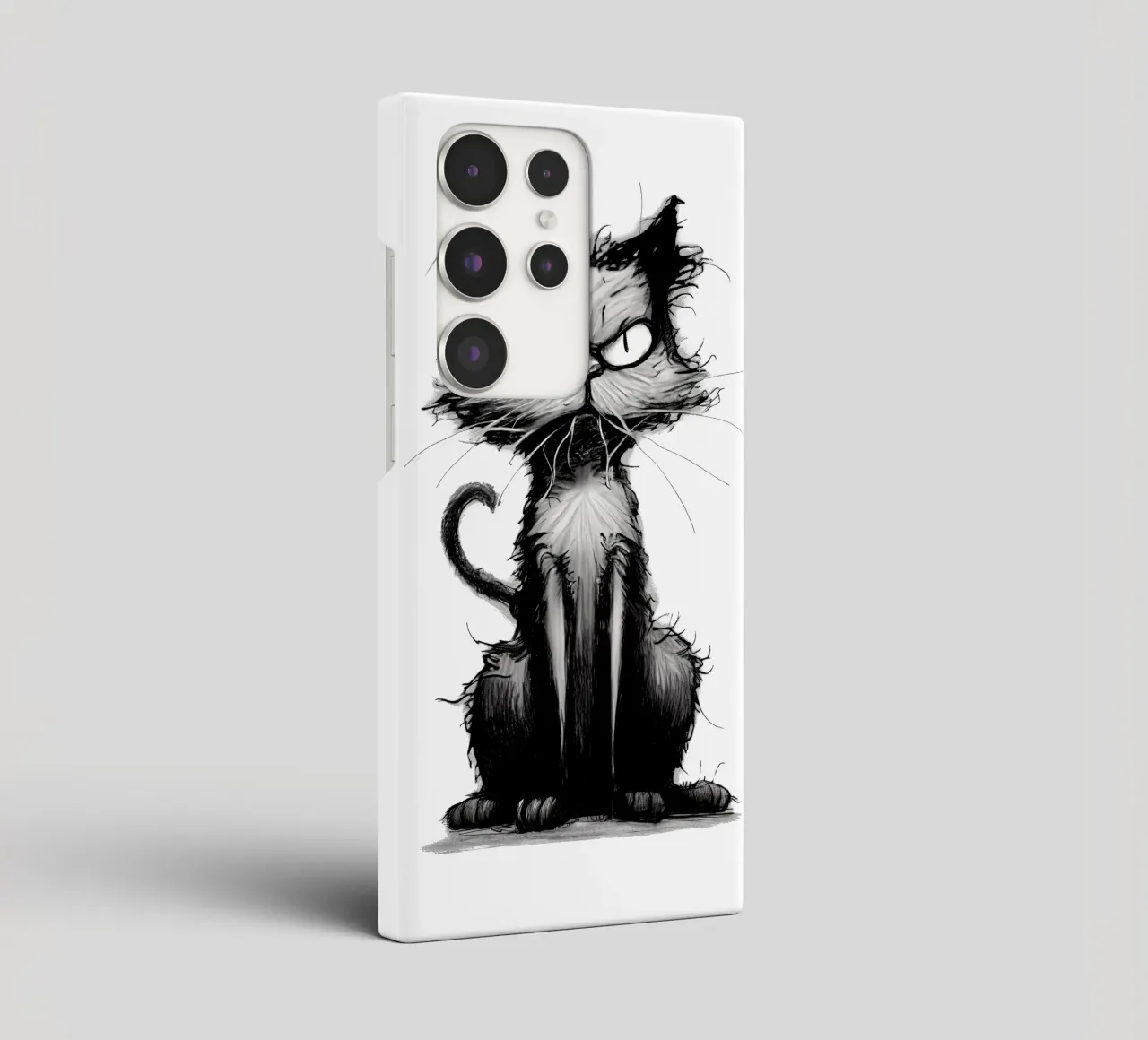 Gatto brontolone cover samsung da erdengut