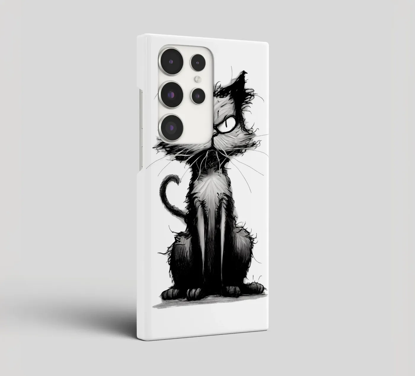 Gatto brontolone cover samsung da erdengut