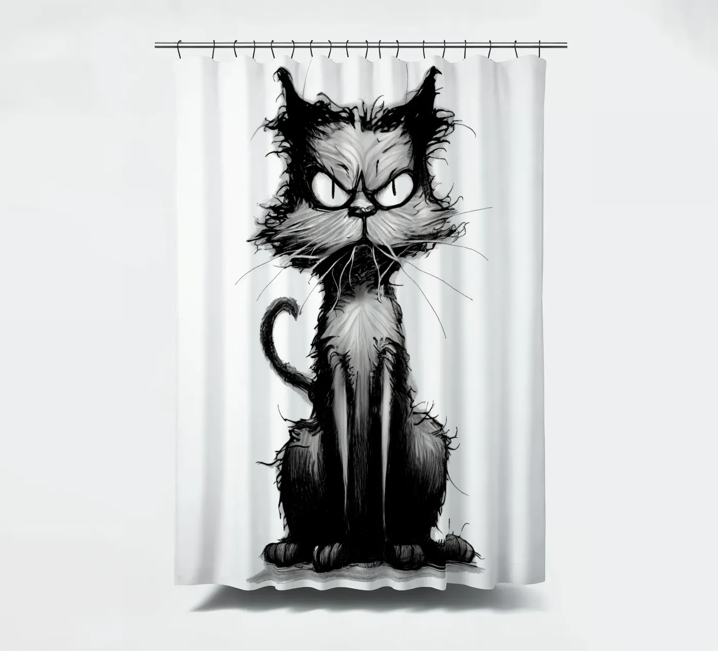 Grumpy Cat Duschvorhang von erdengut