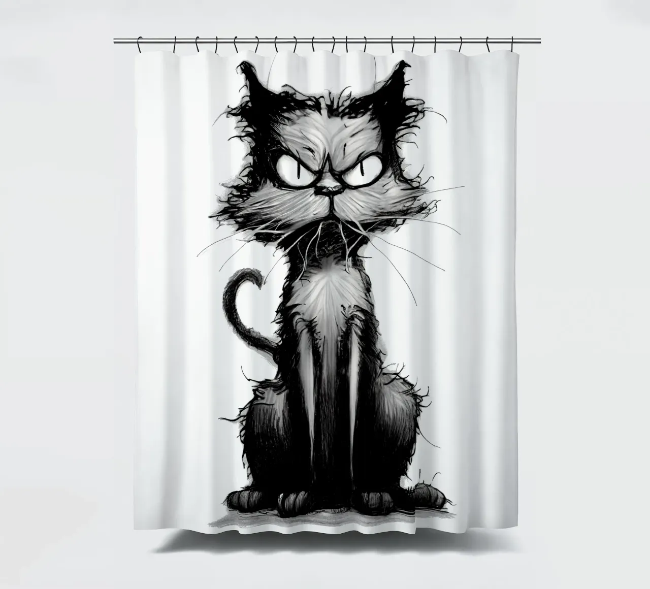 Grumpy Cat Duschvorhang von erdengut