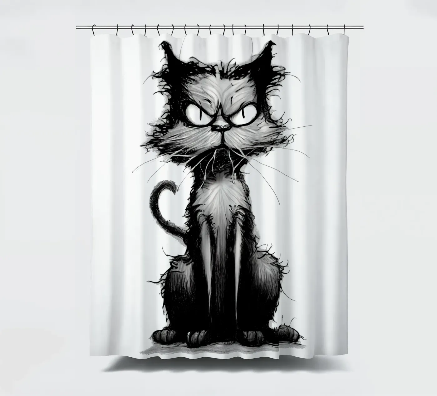 Grumpy Cat Duschvorhang von erdengut