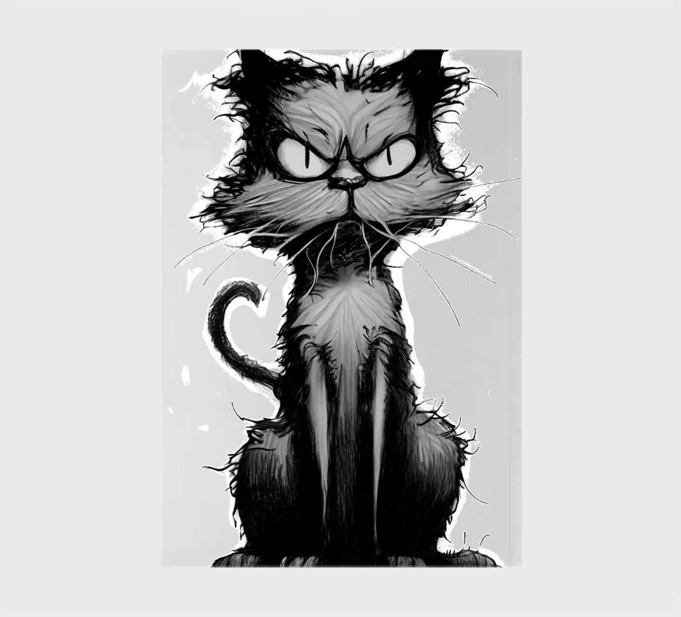 Gatto brontolone quaderno da erdengut