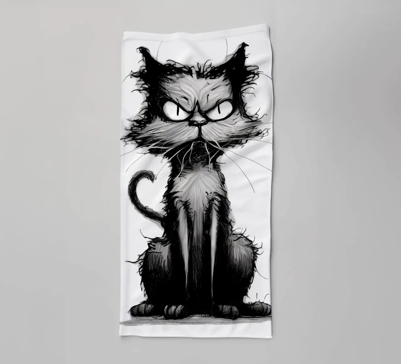 Grumpy Cat towel by erdengut