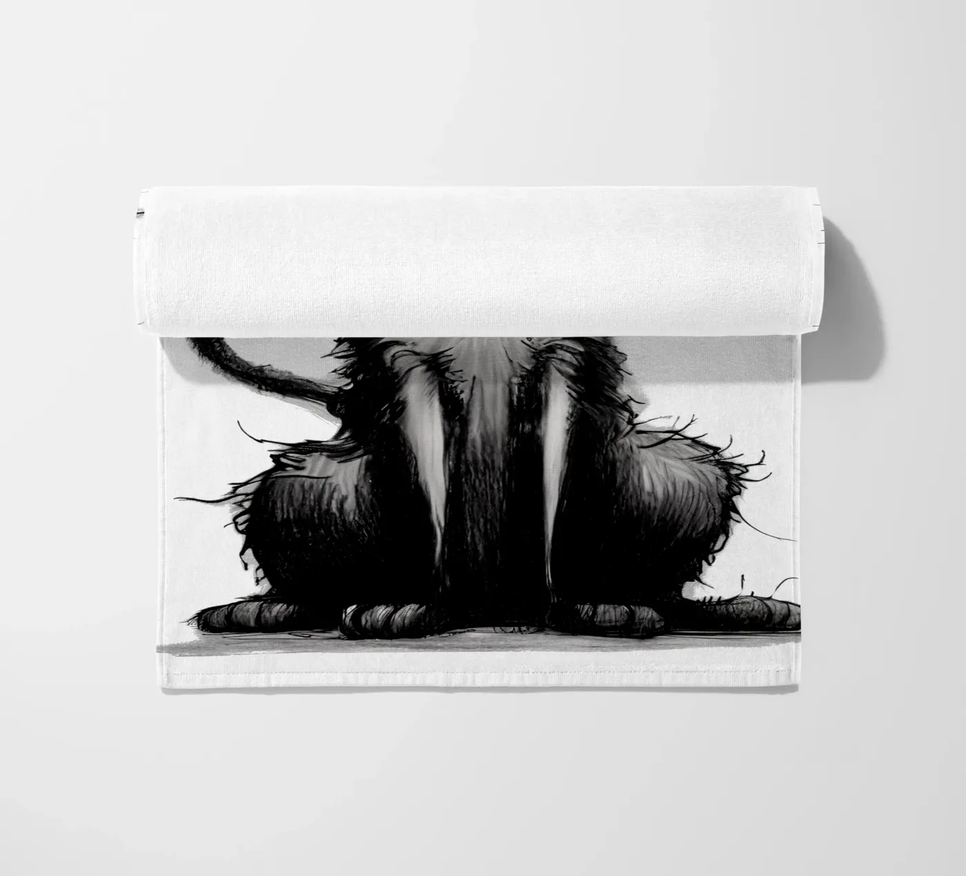 Grumpy Cat strandhanddoek van erdengut