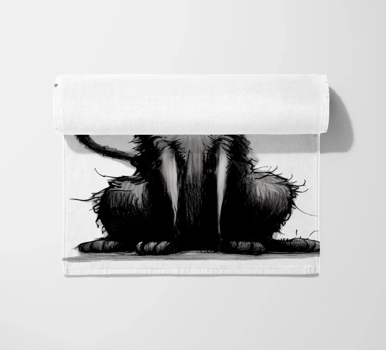 Grumpy Cat Strandtuch von erdengut