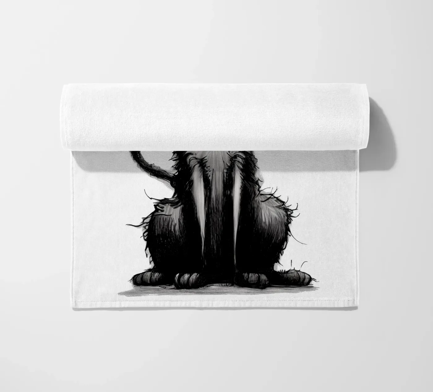 Grumpy Cat strandhanddoek van erdengut