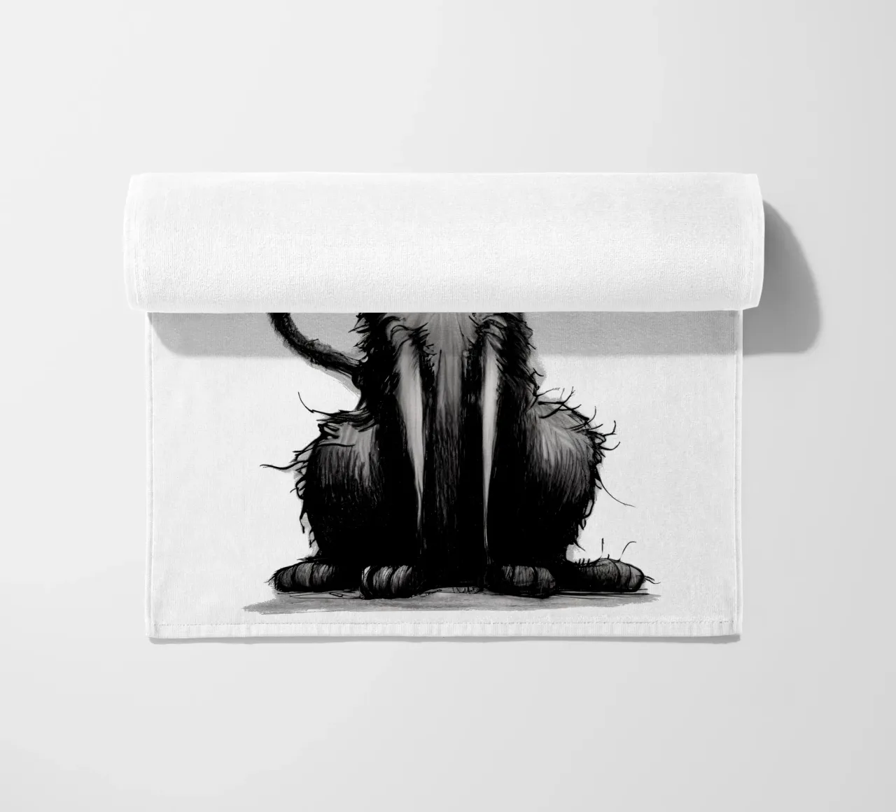 Grumpy Cat Strandtuch von erdengut