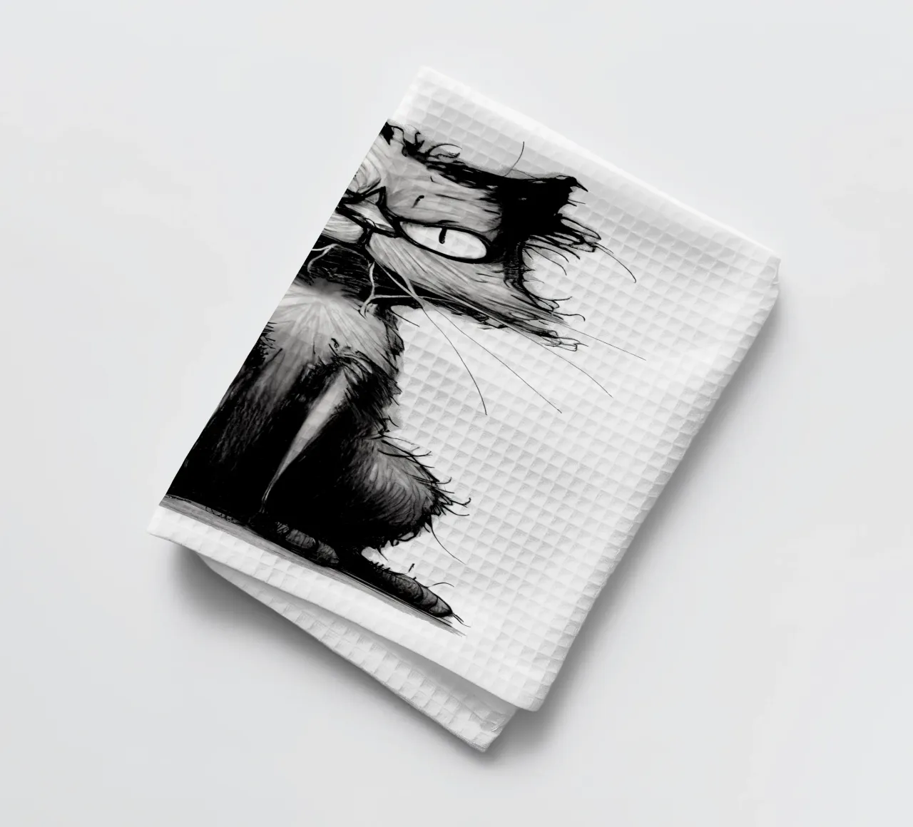 Grumpy Cat Geschirrtuch von erdengut