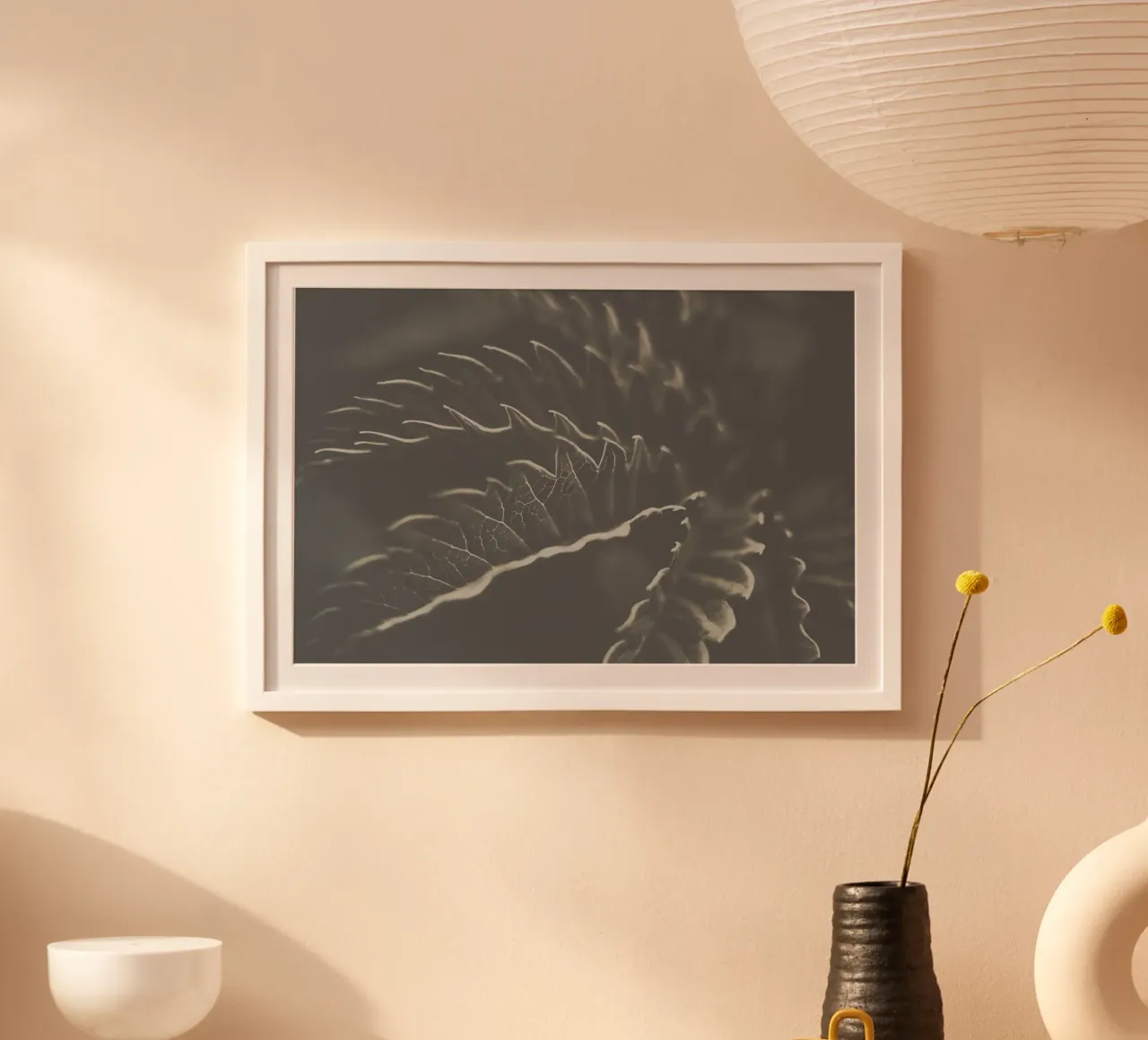 La natura selvaggia e silenziosa poster con telaio in alluminio da PhotoVibe Decor