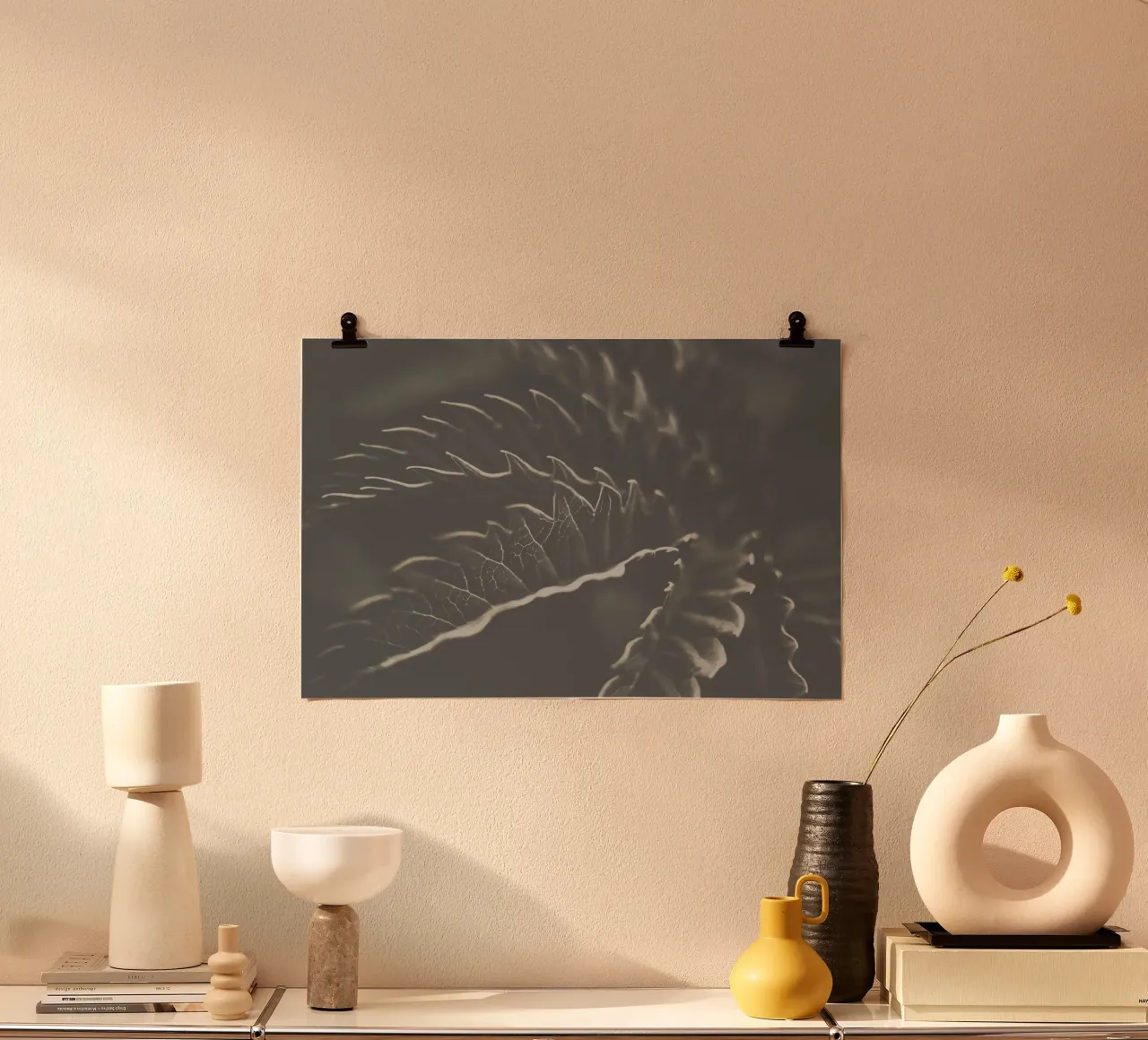 La natura selvaggia e silenziosa poster con telaio in alluminio da PhotoVibe Decor