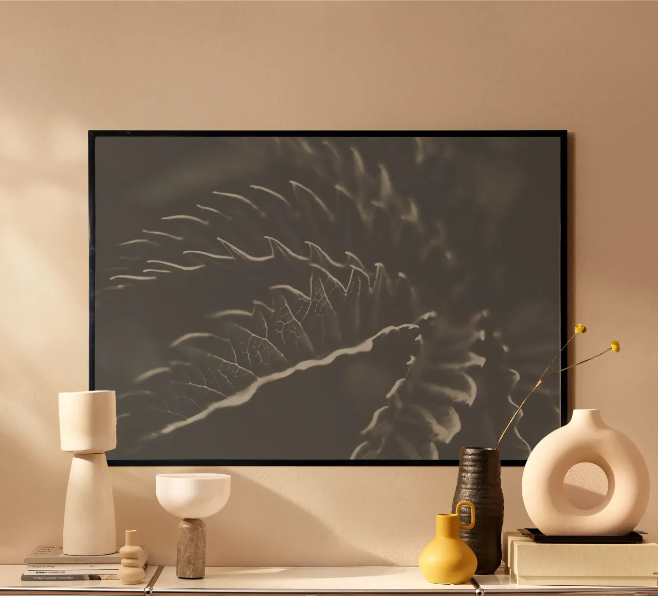 La natura selvaggia e silenziosa poster con telaio in alluminio da PhotoVibe Decor