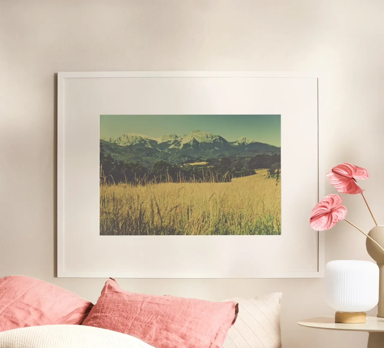 La natura selvaggia e silenziosa poster con telaio in plastica da PhotoVibe Decor