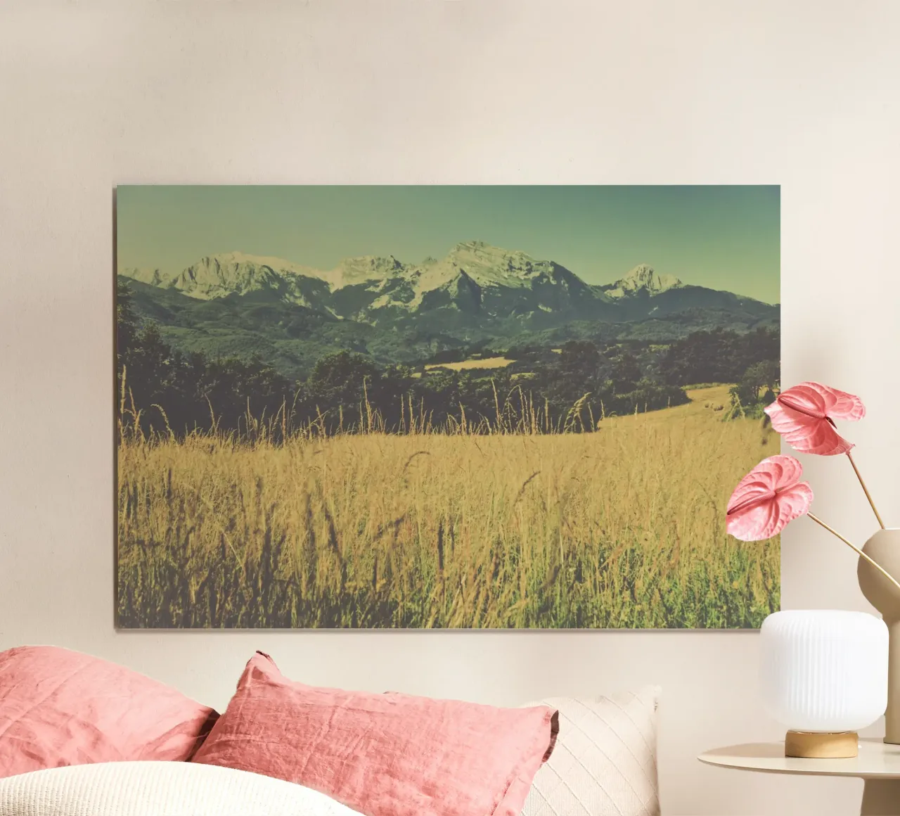 La natura selvaggia e silenziosa poster con telaio in plastica da PhotoVibe Decor