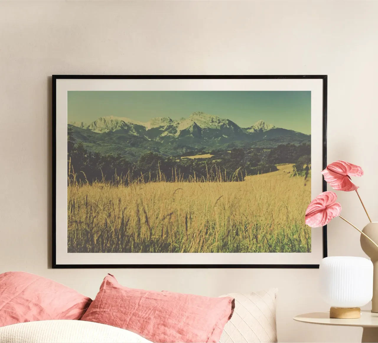 La natura selvaggia e silenziosa poster con telaio in plastica da PhotoVibe Decor