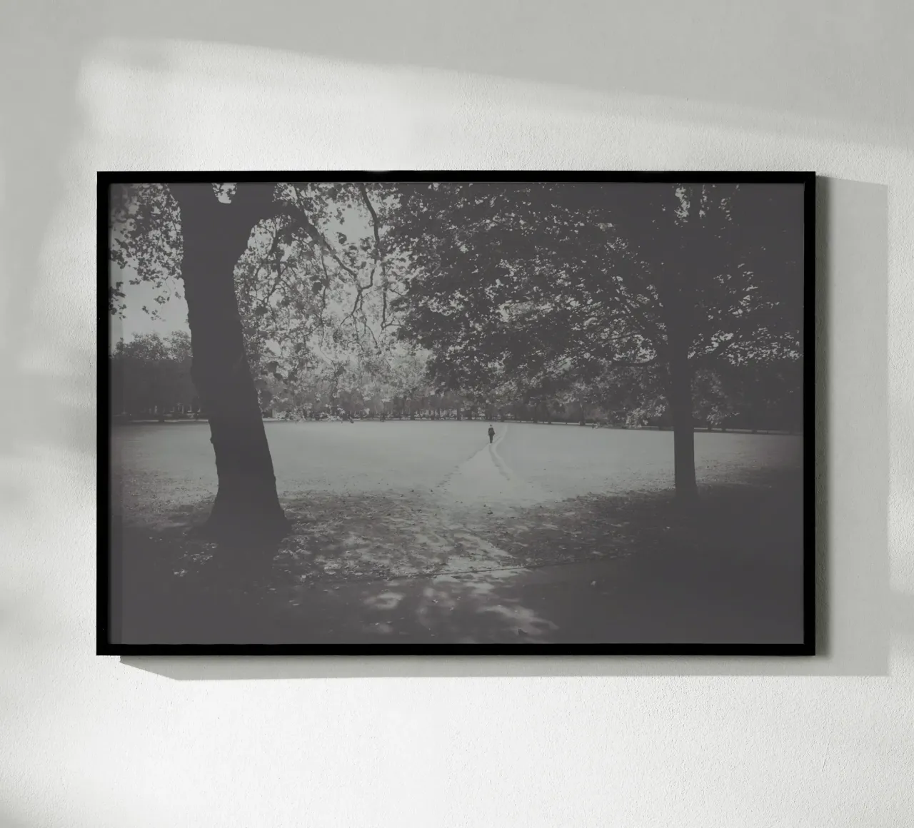 La natura selvaggia e silenziosa poster con telaio in legno da PhotoVibe Decor