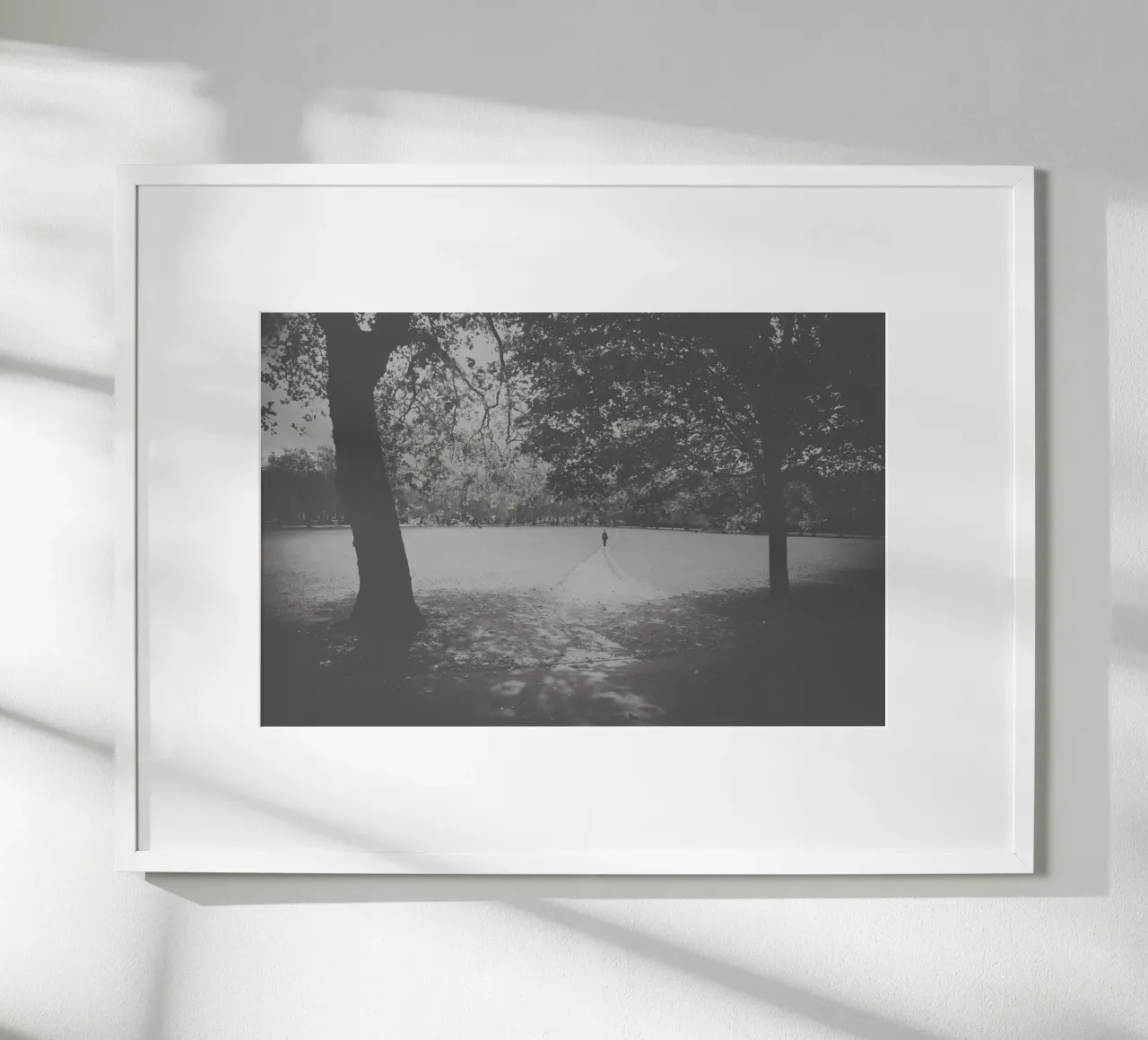La natura selvaggia e silenziosa poster con telaio in legno da PhotoVibe Decor