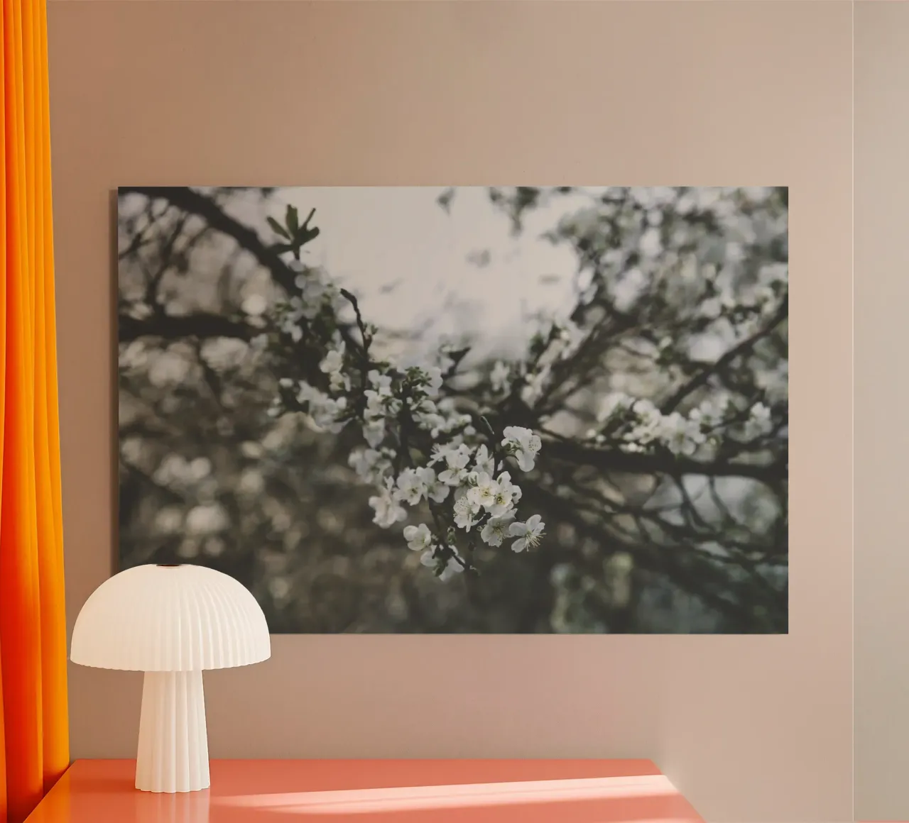 Fiori tenui alluminio dibond da PhotoVibe Decor