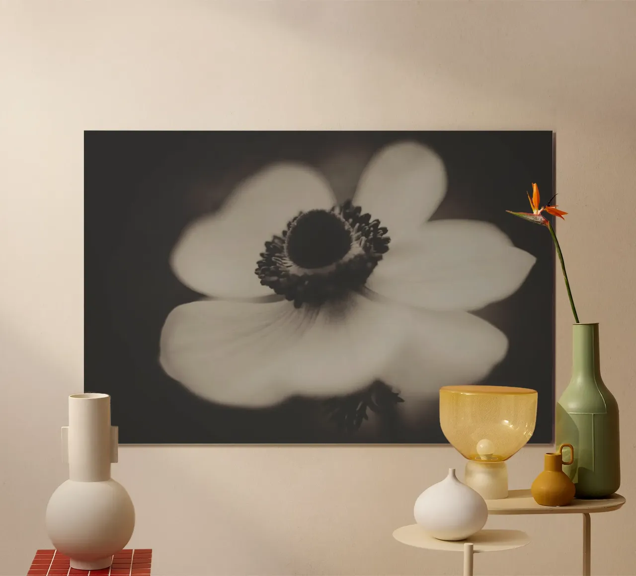 Muted Florals hahnemühle by PhotoVibe Decor