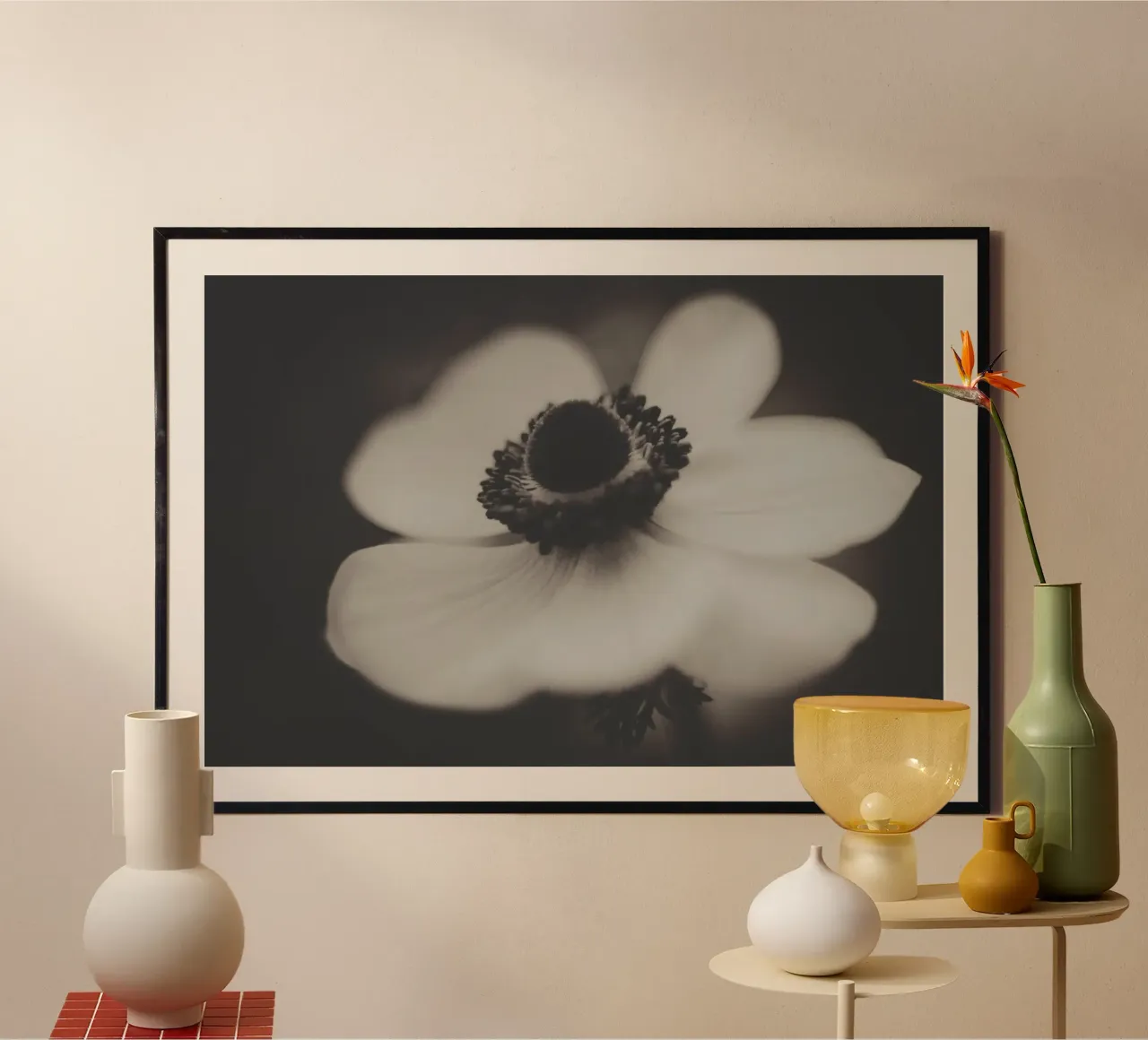 Muted Florals hahnemühle by PhotoVibe Decor