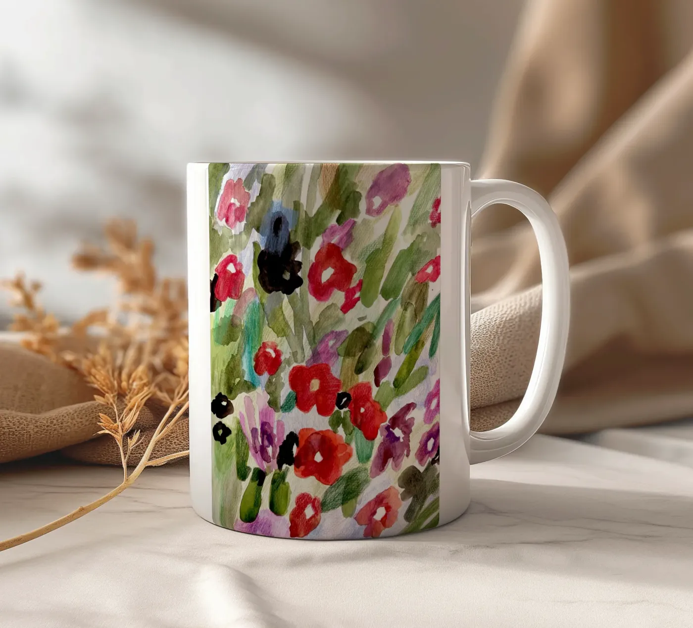 Simplicity ceramic mug by Silvaya
