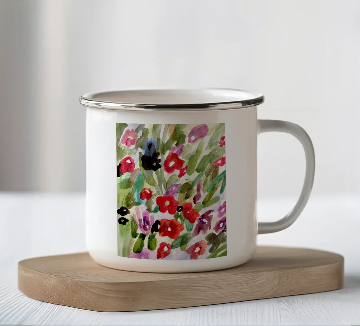 Simplicity enamel mug by Silvaya