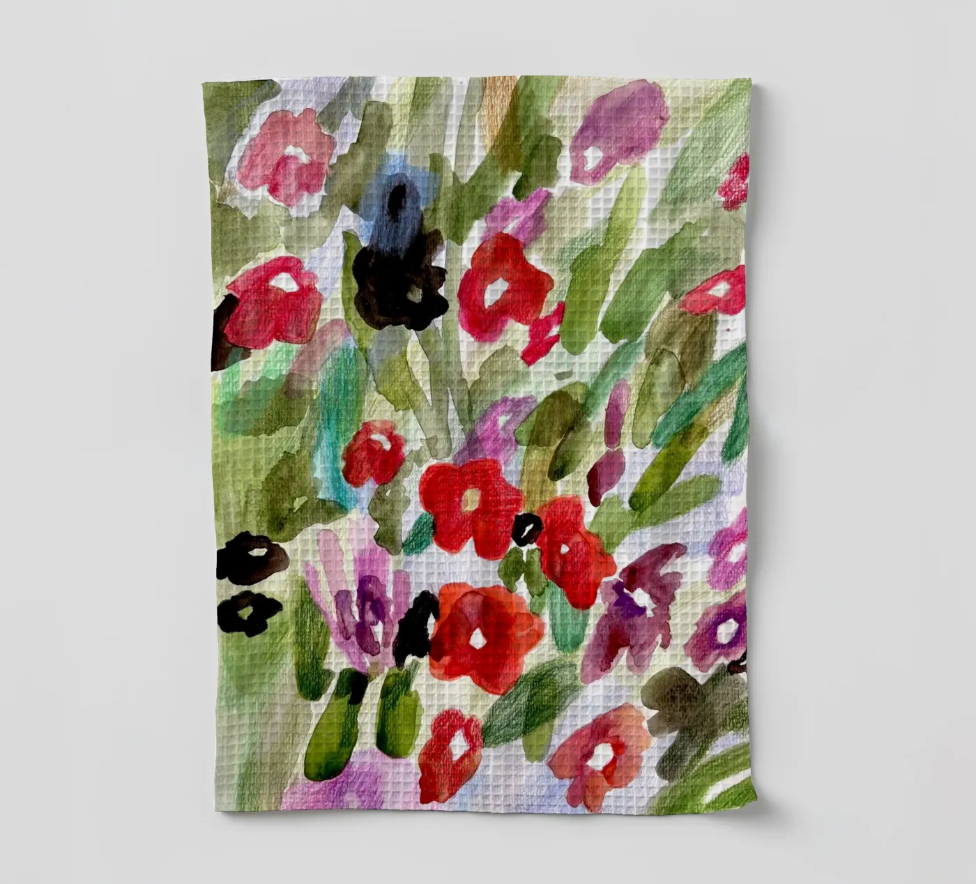 Simplicity tea towel by Silvaya