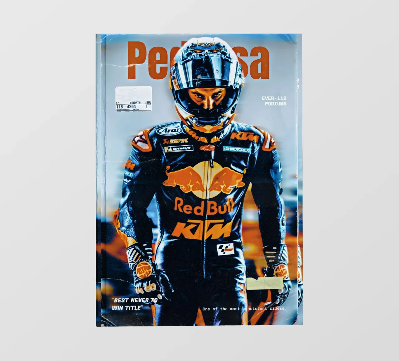 Dani Pedrosa pellicola backlit da Low poly art