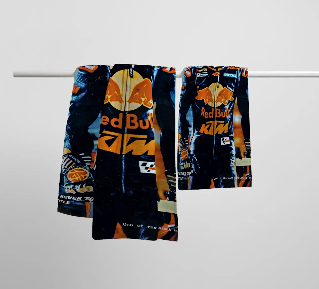 Dani Pedrosa towel by Low poly art