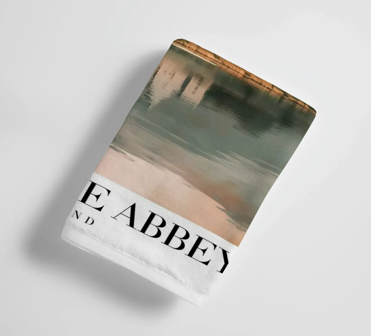 Kylemore Abbey Ierland - Kasteel Meer Landschap Print badhanddoek van homdeco