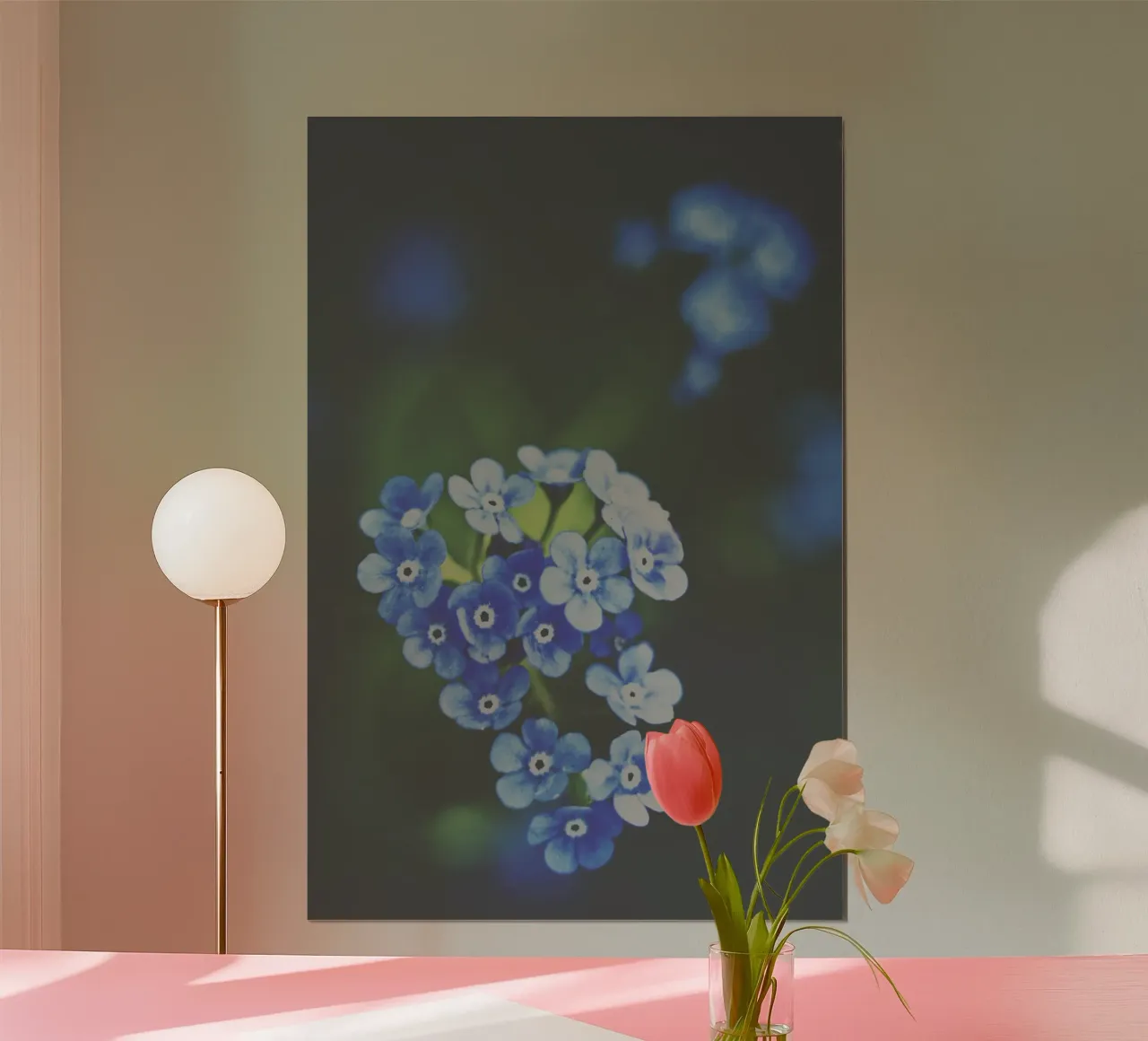 Fiori tenui carta hahnemühle da PhotoVibe Decor