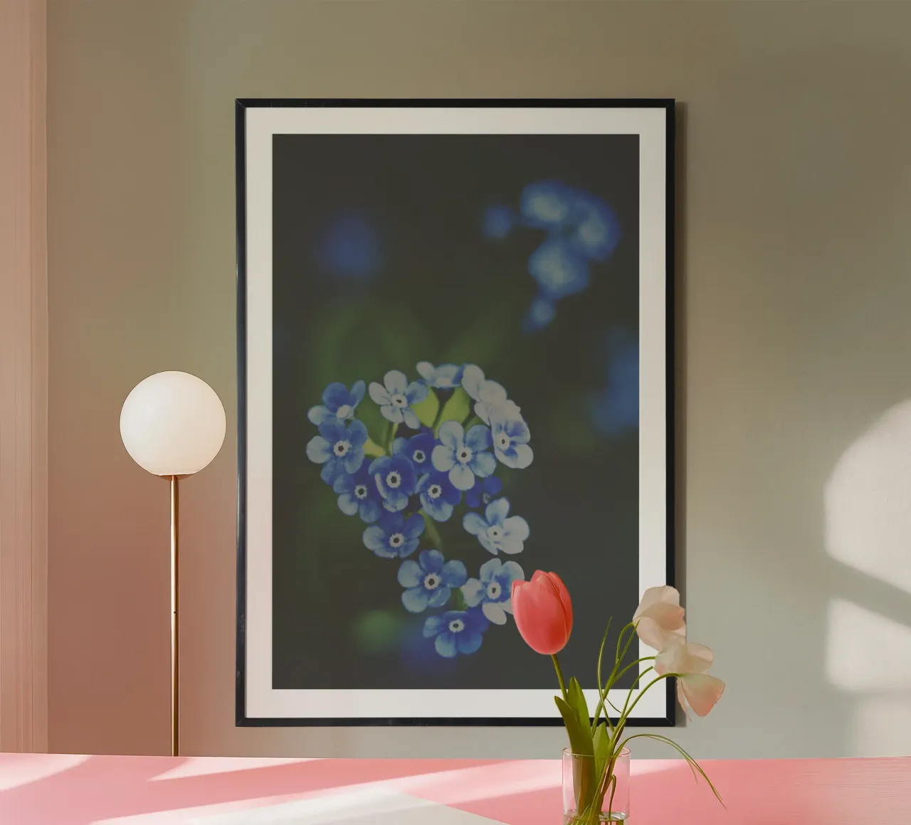 Fiori tenui carta hahnemühle da PhotoVibe Decor