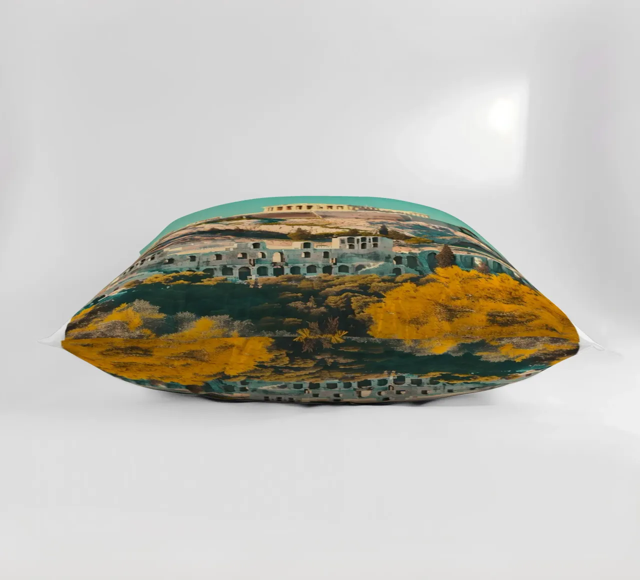 Athènes Grèce Vue de l'Acropole - Impression d'art grec ancien coussin de homdeco