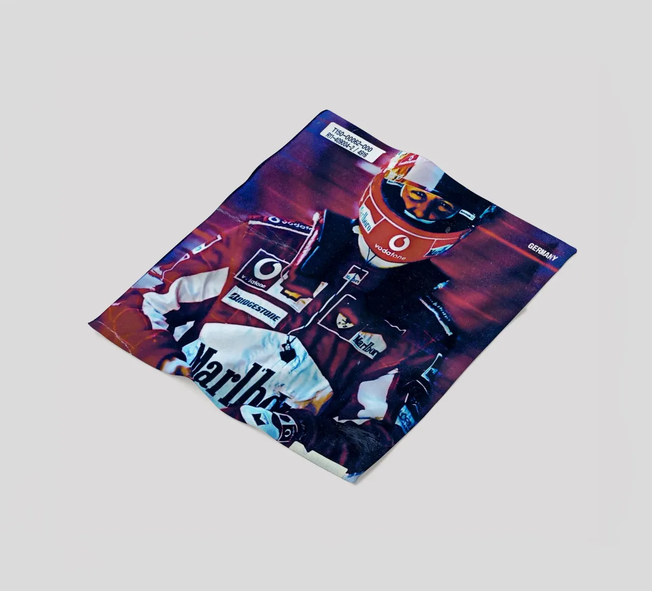 Michael Schumacher coperta in pile da Low poly art