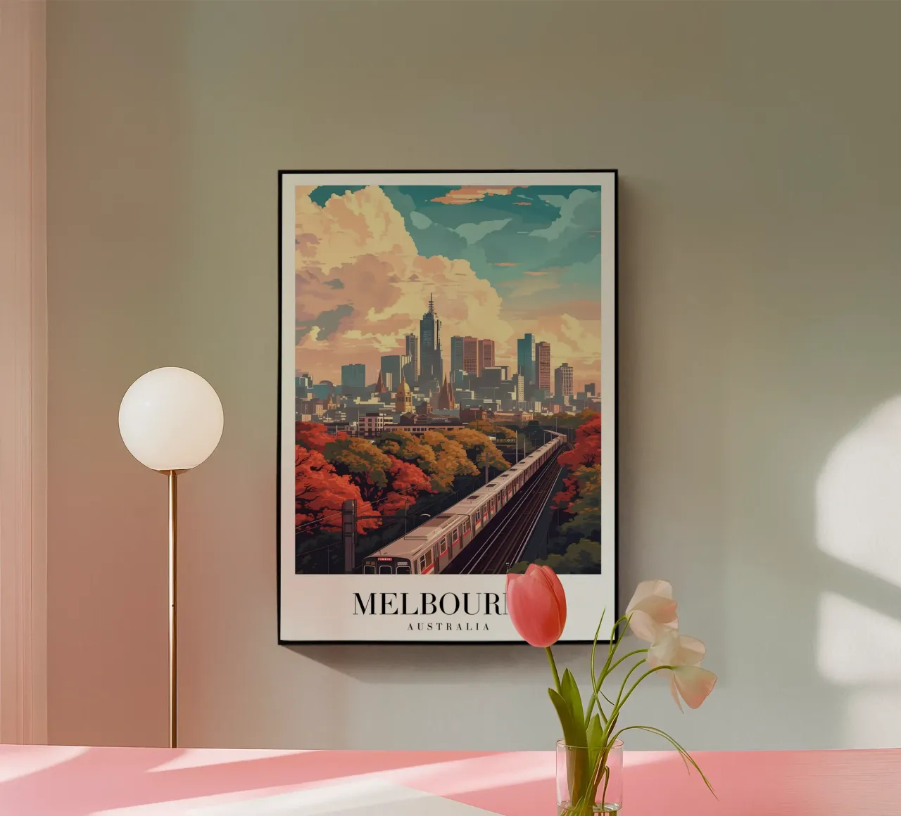 Francoforte Germania Skyline - Fiume Meno e Ponti Art. plexiglass da homdeco
