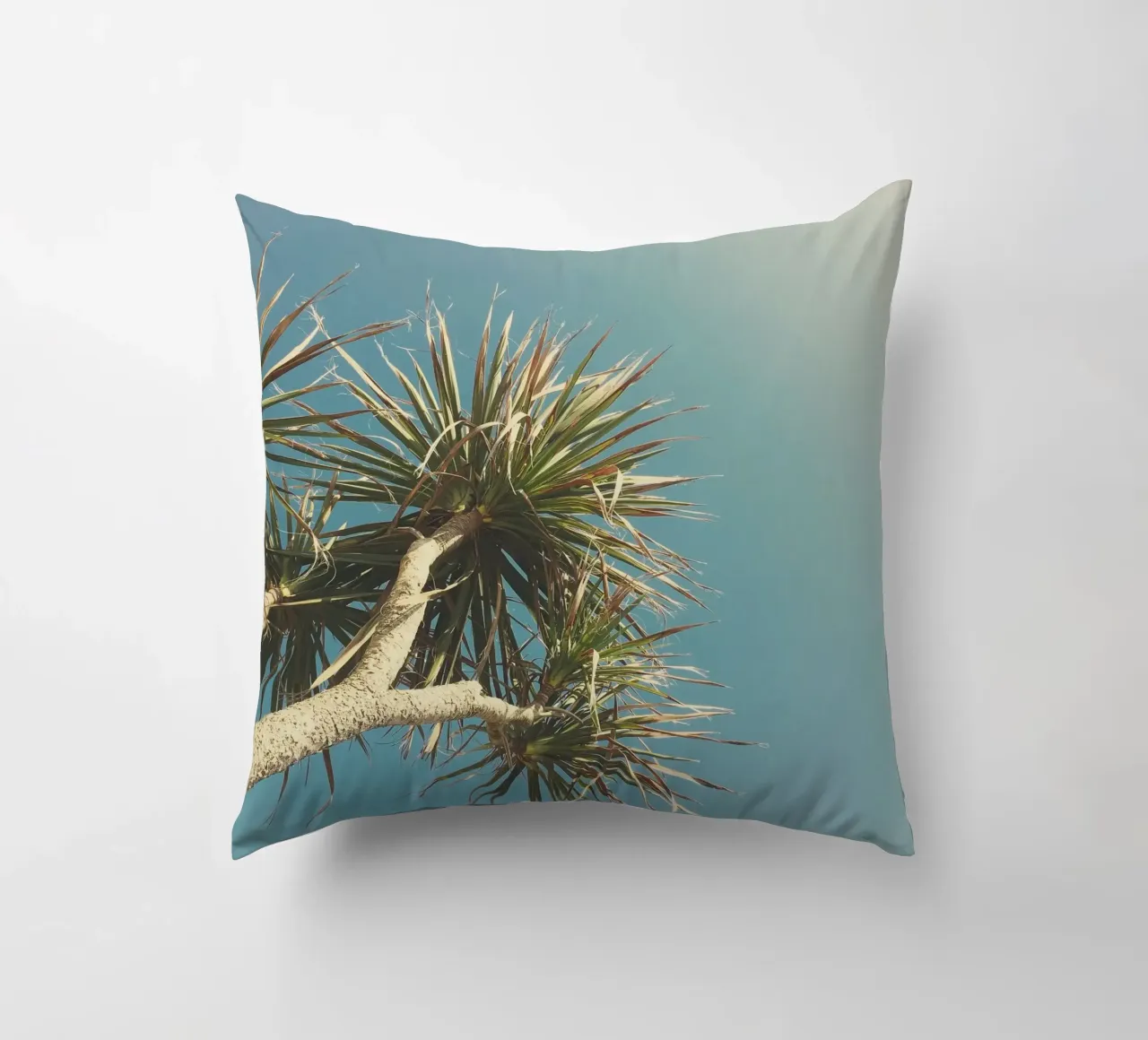 Spring Palm decorative cushion by Cassia Beck Photography