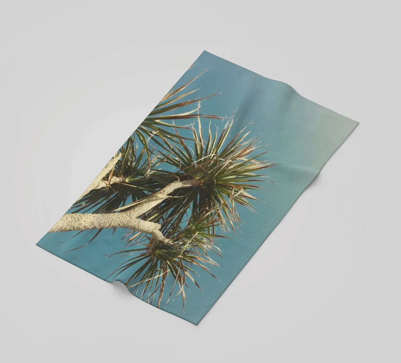 Spring Palm beach towel by Cassia Beck Photography