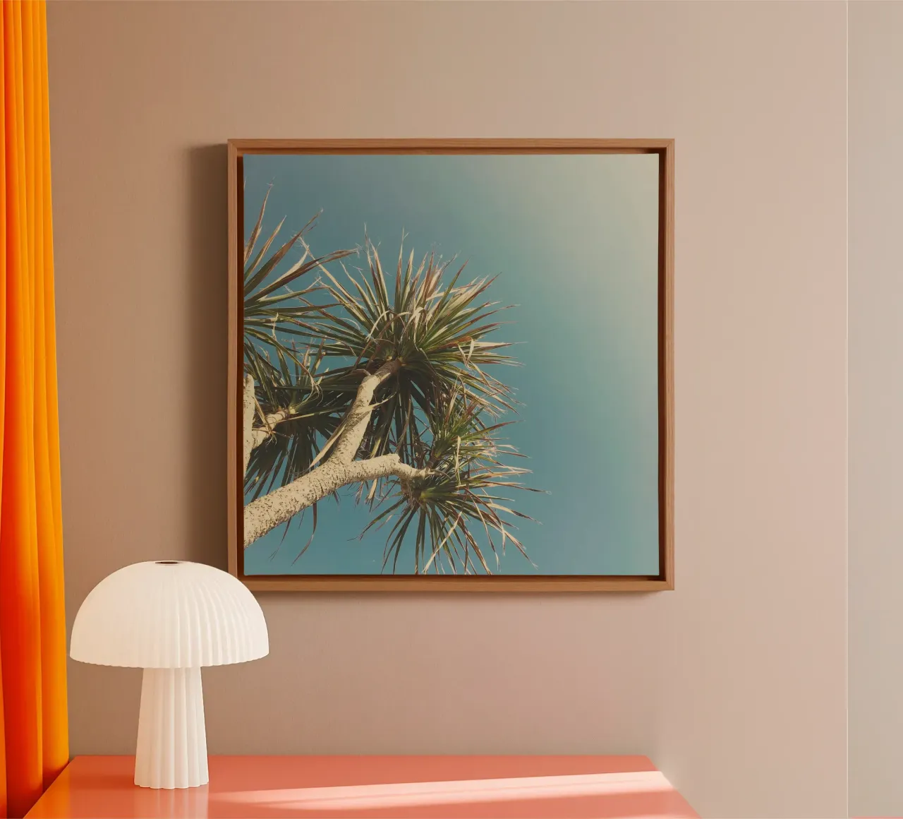 Spring Palm canvas by Cassia Beck Photography
