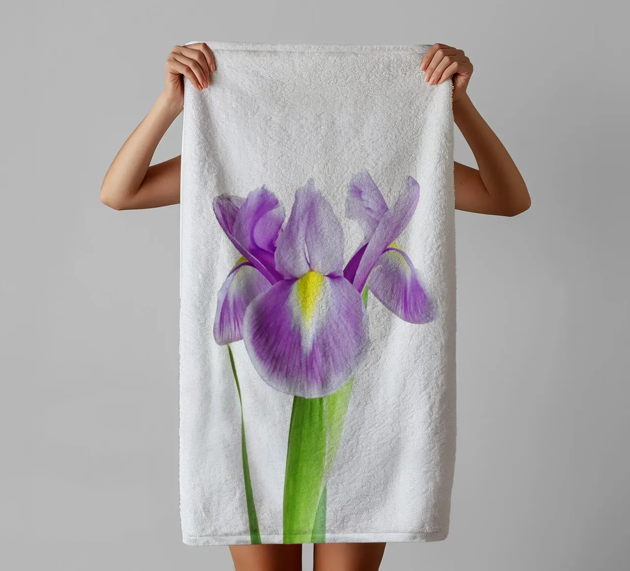 Iris badhanddoek van Cassia Beck Photography