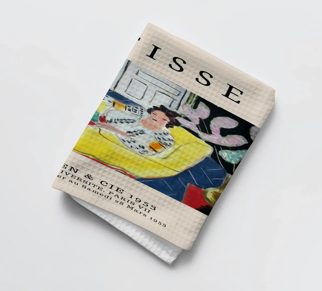Henri Matisse Femme à la chaise jaune - Exposition fauve Pri torchon de homdeco