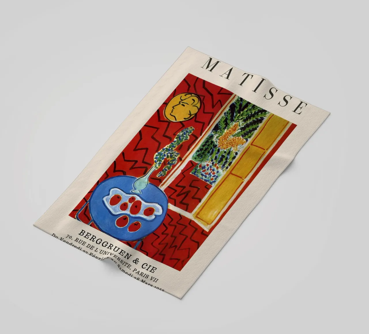 Henri Matisse Natura morta interna rossa - Mostra fauvista telo mare da homdeco