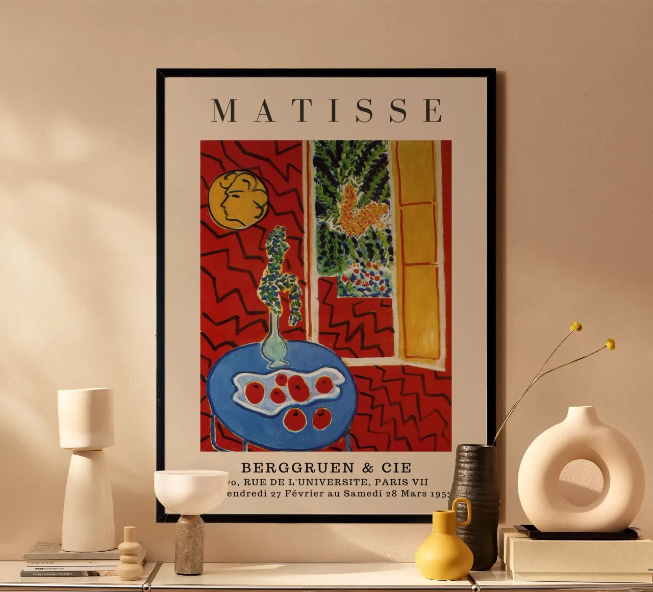 Henri Matisse Natura morta interna rossa - Mostra fauvista carta hahnemühle da homdeco